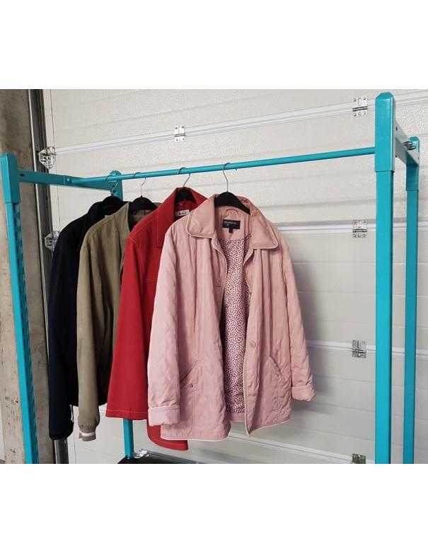 Chariot à vêtements avec 1 étagère