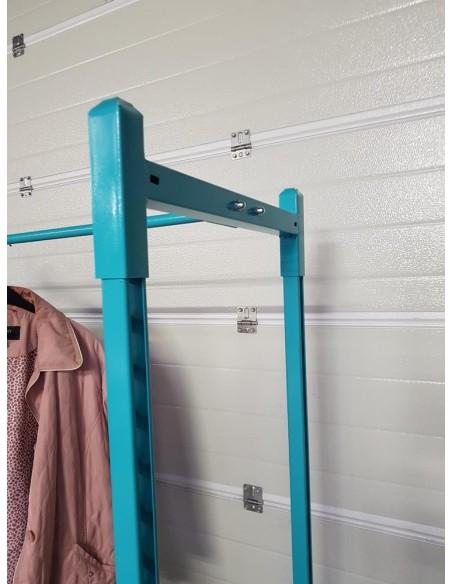 Chariot à vêtements avec 1 étagère